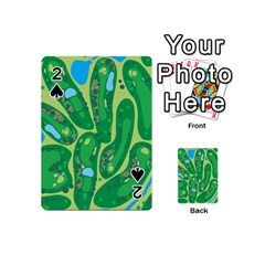 Golf Course Par Golf Course Green Copy Playing Cards 54 Designs (mini) by Nexatart