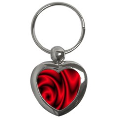 Background Red Color Swirl Key Chain (heart) by Nexatart