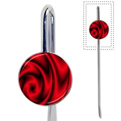 Background Red Color Swirl Book Mark