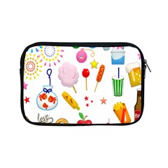 Summer Fair Food Goldfish Apple Ipad Mini Zipper Cases by Nexatart