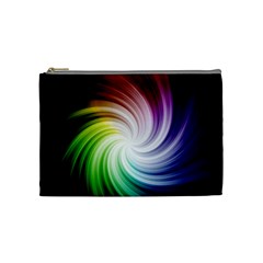 Rainbow Swirl Twirl Cosmetic Bag (medium)