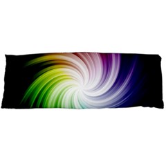 Rainbow Swirl Twirl Body Pillow Case (dakimakura) by Nexatart