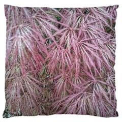 Fineleaf Japanese Maple In April Large Flano Cushion Case (two Sides) by Riverwoman