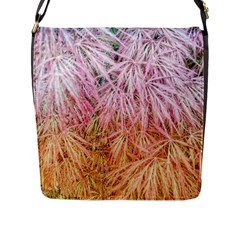 Fineleaf Japanese Maple highlights Flap Closure Messenger Bag (L)