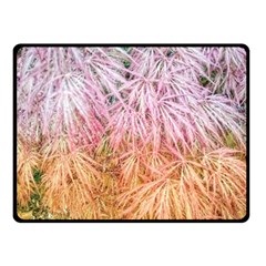 Fineleaf Japanese Maple highlights Double Sided Fleece Blanket (Small) 