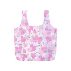 Valentine Background Hearts Bokeh Full Print Recycle Bag (s) by Nexatart