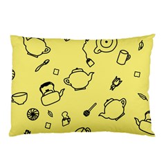 Tea Seamless Pattern Teatime Pillow Case