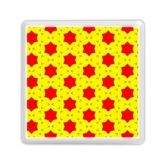 Pattern Red Star Texture Star Memory Card Reader (square) by Nexatart