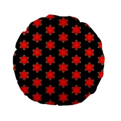 Flower Pattern Pattern Texture Standard 15  Premium Round Cushions by Nexatart