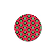 Pattern Flower Pattern Seamless Golf Ball Marker (4 Pack) by Nexatart