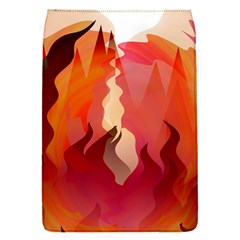 Fire Abstract Cartoon Red Hot Removable Flap Cover (s) by Nexatart