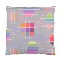 Pastels Shapes Geometric Standard Cushion Case (two Sides)