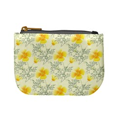 Floral Background Scrapbooking Mini Coin Purse by Nexatart