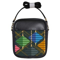 Background Colors Non Seamless Girls Sling Bag