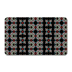 Pattern Black Background Texture Magnet (Rectangular)