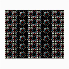 Pattern Black Background Texture Small Glasses Cloth (2 Sides)