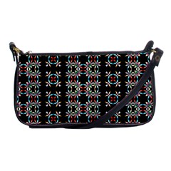 Pattern Black Background Texture Shoulder Clutch Bag