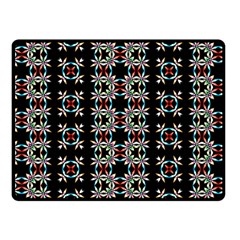 Pattern Black Background Texture Fleece Blanket (Small)