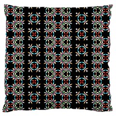 Pattern Black Background Texture Large Cushion Case (One Side)