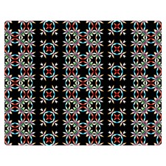 Pattern Black Background Texture Double Sided Flano Blanket (Medium) 