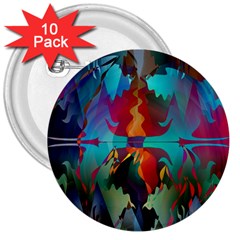 Background Sci Fi Fantasy Colorful 3  Buttons (10 Pack)  by Nexatart