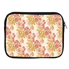 Scrapbook Floral Decorative Vintage Apple Ipad 2/3/4 Zipper Cases by Nexatart