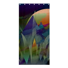 Mountains Abstract Mountain Range Shower Curtain 36  X 72  (stall)  by Nexatart