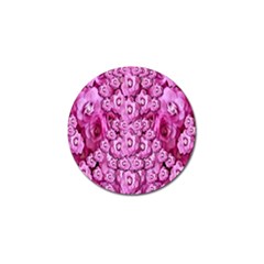 Happy Florals  Giving  Peace Ornate Golf Ball Marker by pepitasart