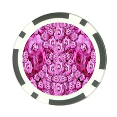 Happy Florals  Giving  Peace Ornate Poker Chip Card Guard (10 Pack) by pepitasart