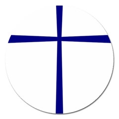 Byzantine Cross Magnet 5  (round) by abbeyz71