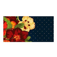 All Good Things - Floral Pattern Satin Wrap