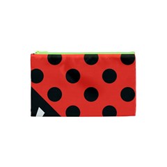 Bug Cubism Flat Insect Pattern Cosmetic Bag (xs)