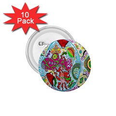 Supersonic Volcanic Splash 1 75  Buttons (10 Pack)