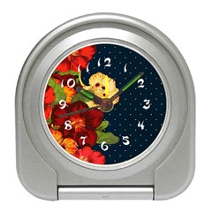 All Good Things - Floral Pattern Travel Alarm Clock