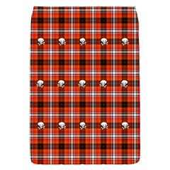 Plaid - Red With Skulls Removable Flap Cover (s) by WensdaiAmbrose