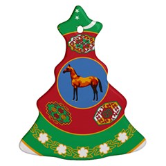 Turkmenistan National Emblem, 2000-2003 Christmas Tree Ornament (two Sides) by abbeyz71