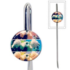 Washed Out Snowball Branch Collage (iv) Book Mark by okhismakingart