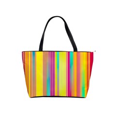 Background Colorful Abstract Classic Shoulder Handbag by Pakrebo