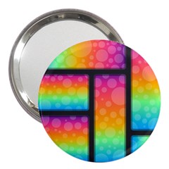 Background Colorful Abstract 3  Handbag Mirrors by Pakrebo