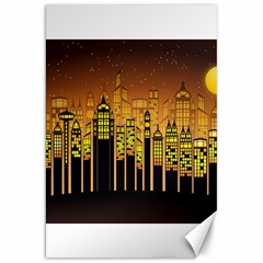 Buildings Skyscrapers City Canvas 20  X 30  by Pakrebo