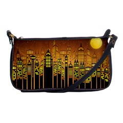 Buildings Skyscrapers City Shoulder Clutch Bag by Pakrebo