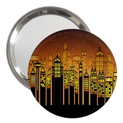 Buildings Skyscrapers City 3  Handbag Mirrors by Pakrebo