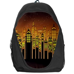Buildings Skyscrapers City Backpack Bag by Pakrebo