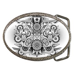 Forest Patrol Tribal Abstract Belt Buckles by Pakrebo