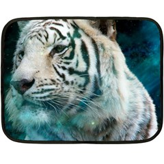 White Tiger Fleece Blanket (mini) by snowwhitegirl