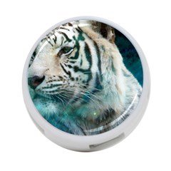 White Tiger 4-port Usb Hub (two Sides) by snowwhitegirl