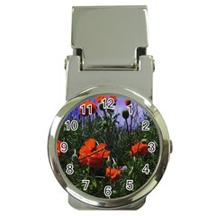 Poppy Field Money Clip Watches by okhismakingart