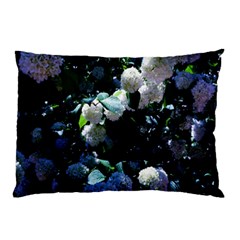 Blue Snowballs Ii Pillow Case (two Sides) by okhismakingart