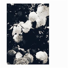 High Contrast Black And White Snowballs Ii Small Garden Flag (two Sides) by okhismakingart