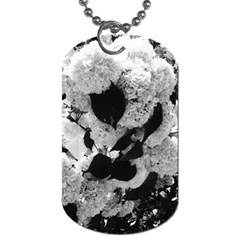 Black And White Snowballs Dog Tag (one Side)